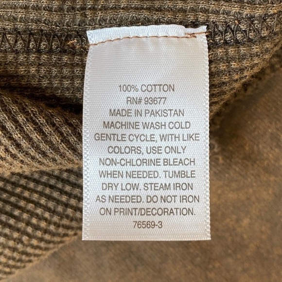 Arizona Jean Co. Thermal Waffle Knit Sweater Women S Brown Grunge Slouchy Boho - Picture 7 of 10